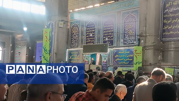 نماز عبادی سیاسی جمعه در هفته بسیج مستضعفین در نیشابور 