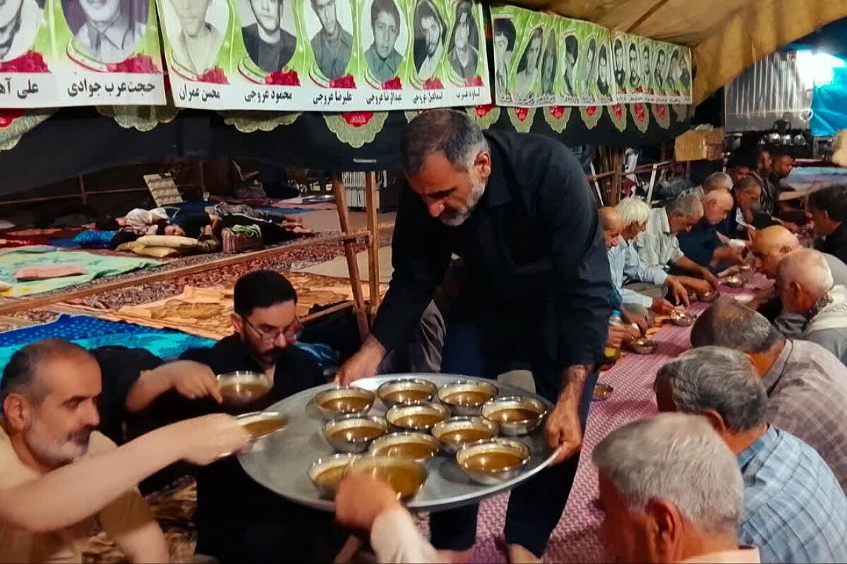  برپایی موکب شهدای شهرستان فیروزکوه در کربلای معلی 