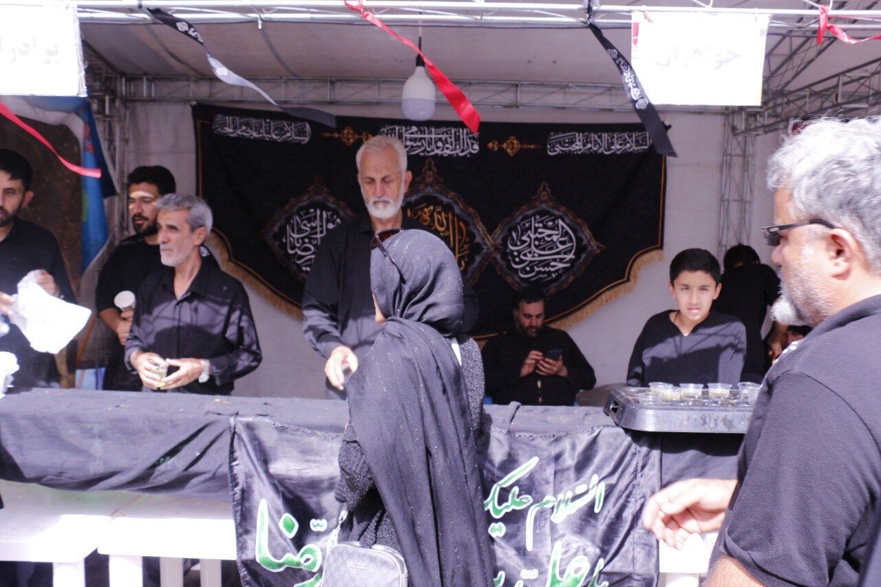 روایت تصویری از راه عشق مشهد در سوگ امام رضا(ع)