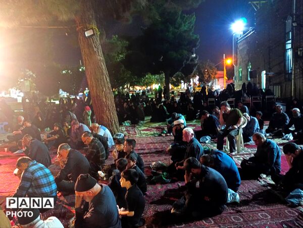 مراسم عزاداری شب سوم ماه محرم در نیشابور 