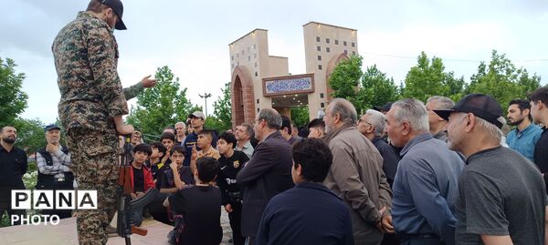 اولین جلسه آموزش نظامی «جان فدایان» کیانمهر کرج