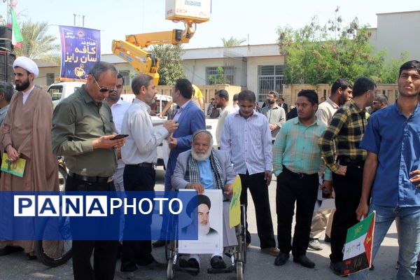 راهپیمایی روز قدس در بوشهر