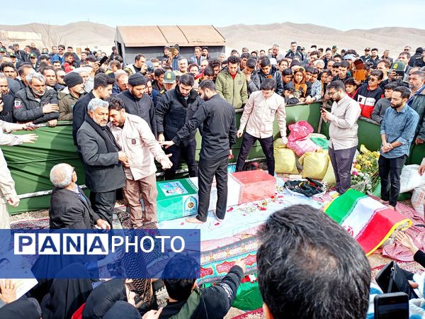 تشییع با شکوه شهید جوادحسن زاده شهید مرزبانی فراجا