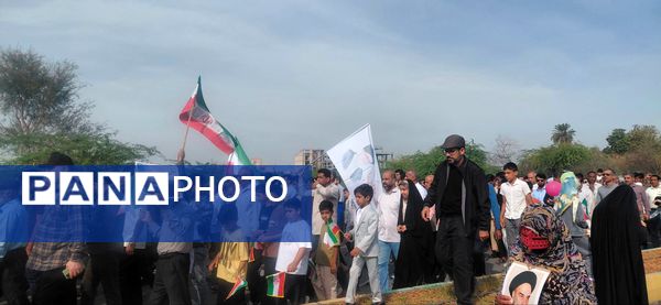 حضور پرشور مردم میناب در راهپیمایی ۲۲ بهمن