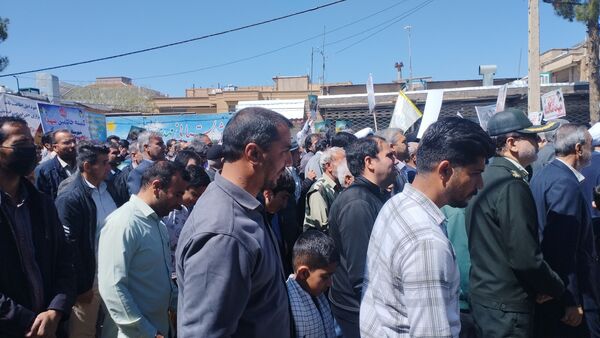 حضور باشکوه مردم ولایت مدار شهرستان خلیل‌آباد در راهپیمایی روز جهانی قدس 