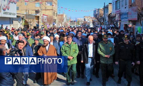 راهپیمایی 22 بهمن در اشتهارد