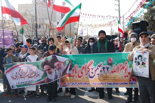 راهپیمایی ۲۲ بهمن در قیامدشت