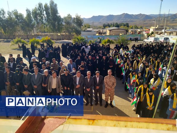 بدرقه شهید گمنام در بخش زرین‌آباد ایلام