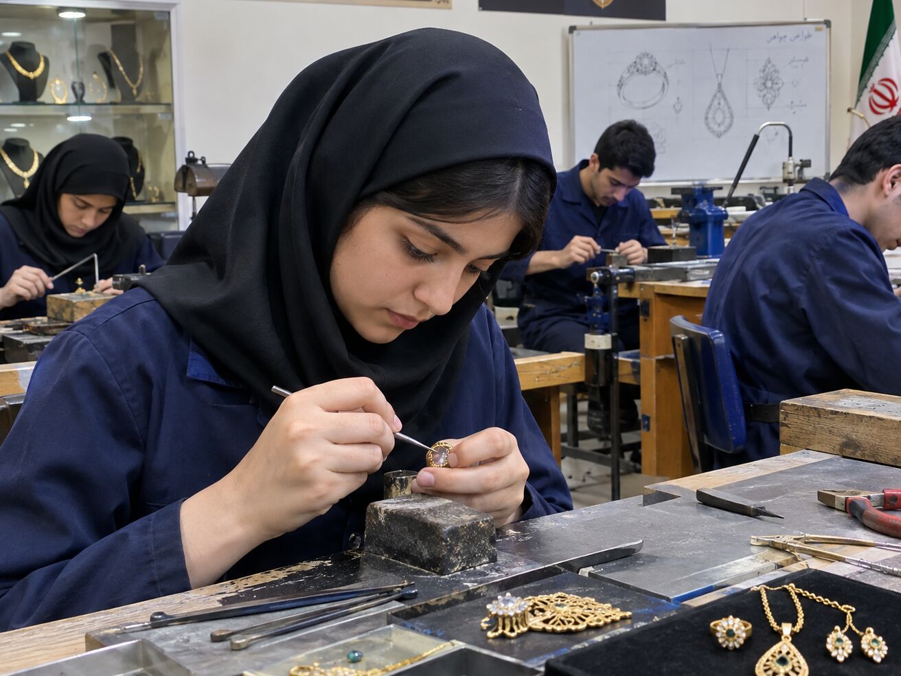  آموزش تخصصی صنعت طلاسازی باید از دوره هنرستان آغاز شود