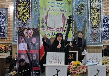رجزخوانی دانش‌آموزخبرنگار پانا در نقده علیه رژیم صیهونیستی و آمریکای جنایتکار