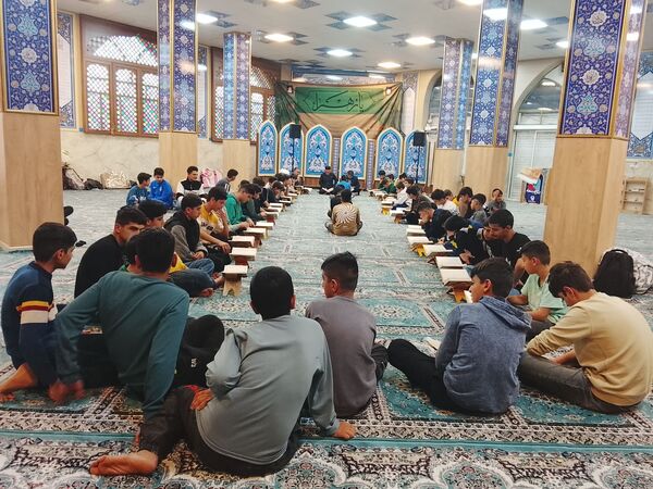 مراسم پر فیض اعتکاف در شهرستان خانمیرزا 