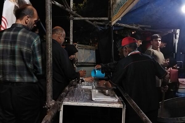 موکب شهدای روستای آهوان در صد و بیست و دومین شب