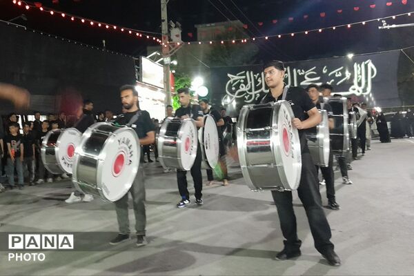 از کربلا تا ایران؛ عزاداران حسینی با پرچم ایران، پیام وحدت و استقامت را فریاد زدند