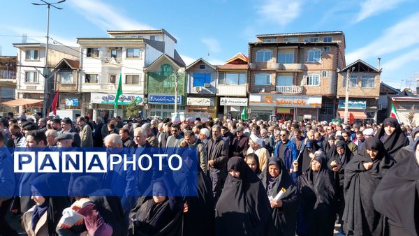 تشییع پیکر شهید مقاومت ملی در املش