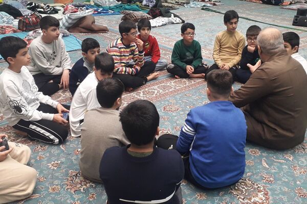 اعتکاف دانش‌آموزی شهرستان سنندج