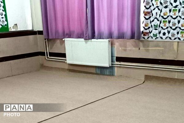 آمادگی دبستان شهید قلنبر ناحیه دو شهرری برای پذیرایی از زائران امام شهید