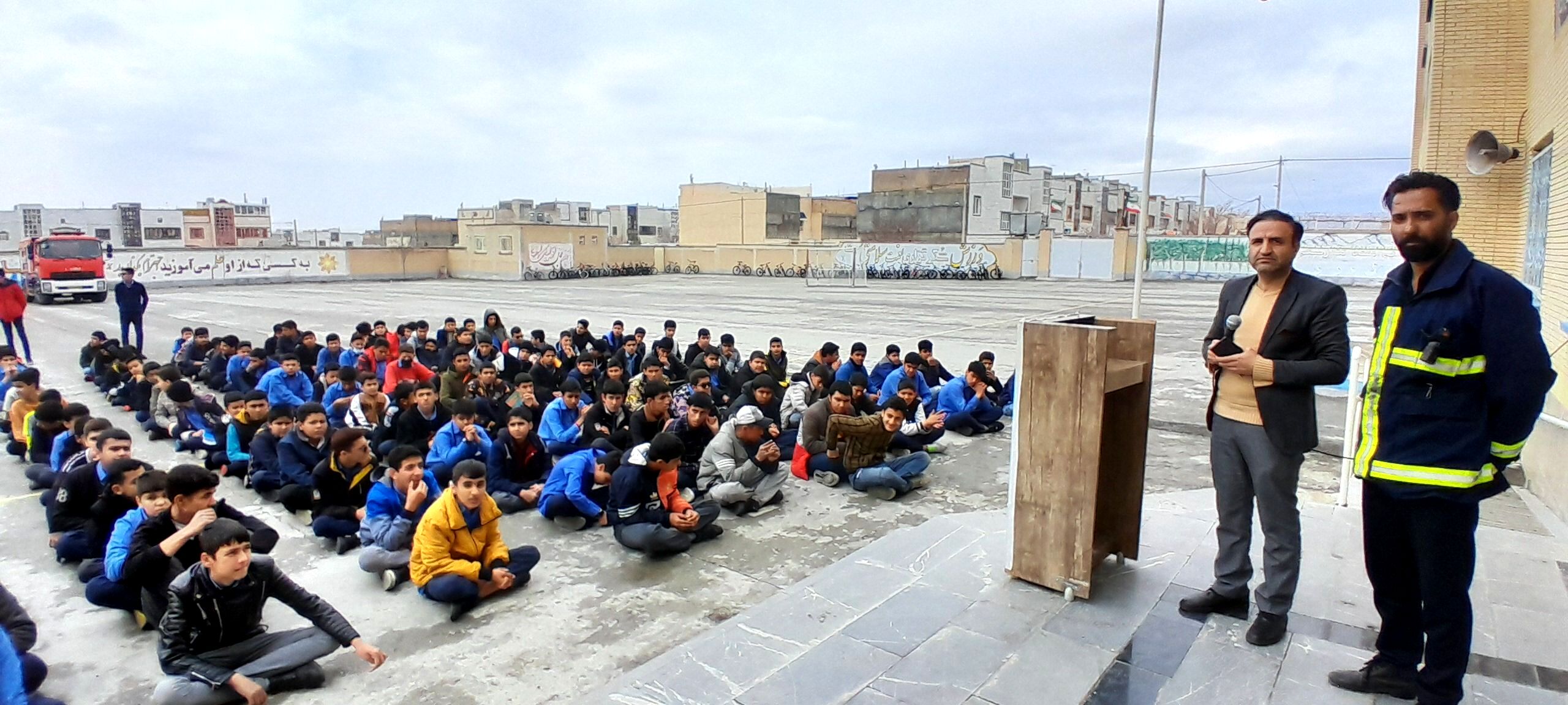 آموزش اطفا حریق در کاشمر