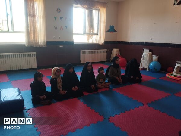 مراسم هفتمین شب عزاداری اباعبدالله الحسین در کانون عاطفه کاشمر