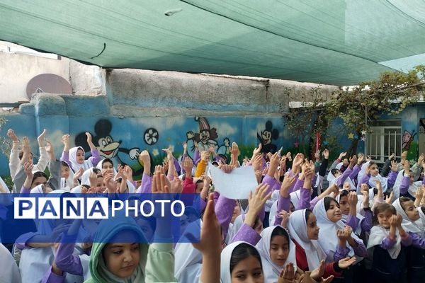 جشن میلاد بانوی نور در دبستان سرای دانش شهر قدس