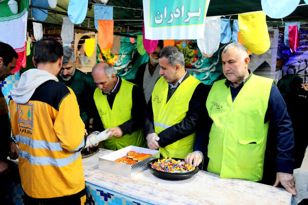 برپایی ایستگاه صلواتی موکب علی‌بن‌موسی‌الرضا(ع) استان گلستان