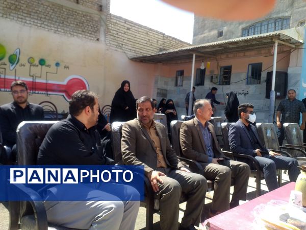 آیین کلنگ زنی دبیرستان فردوسی در مشهد