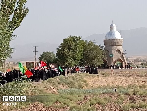 پیاده روی جاماندگان اربعین بانوان علیاشهر و شهرک شهید بهشتی