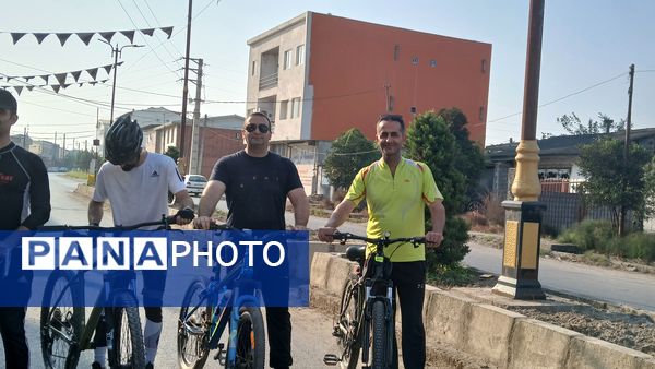 نخستین همایش دوچرخه‌سواری روستای اهلم