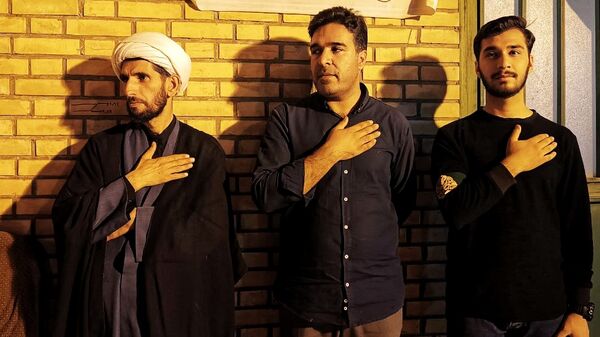 مراسم عزاداری و سینه‌زنی شب دوم محرم در شهرستان مارگون