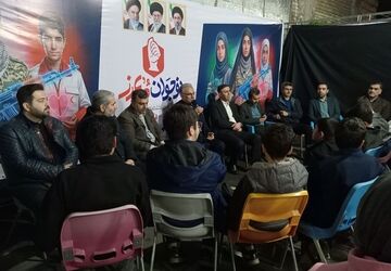 برپایی موکب نوجوان مبارز در گرگان