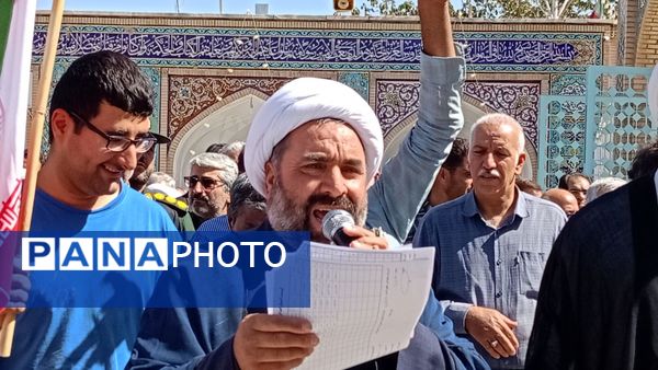 راهپیمایی جمعه خشم در کاشمر 