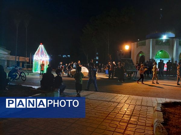 مراسم عزاداری شب عاشورا در پایگاه هوایی شهید دوران شیراز