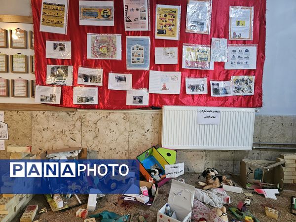 اجرای مانور زلزله در دبیرستان حاج علی اکبر گراشی ناحیه 3 شیراز