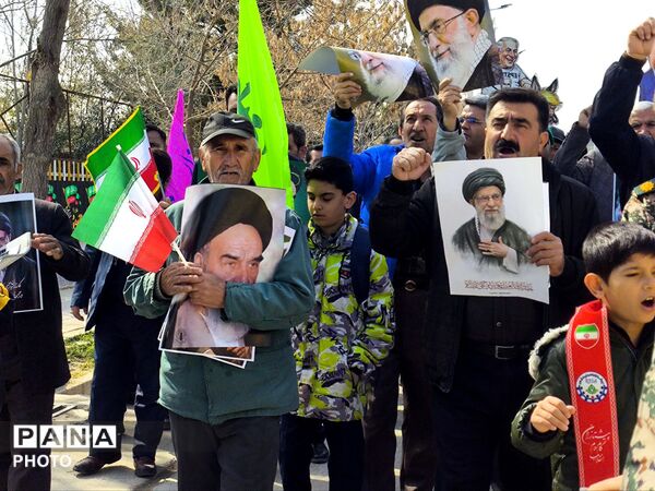 راهپیمایی قدس شهرستان مانه 