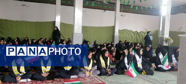 جشن روز دانش آموز دختران دبیرستان حضرت فاطمه و حضرت رقیه در مهدیه شهر بار نیشابور 