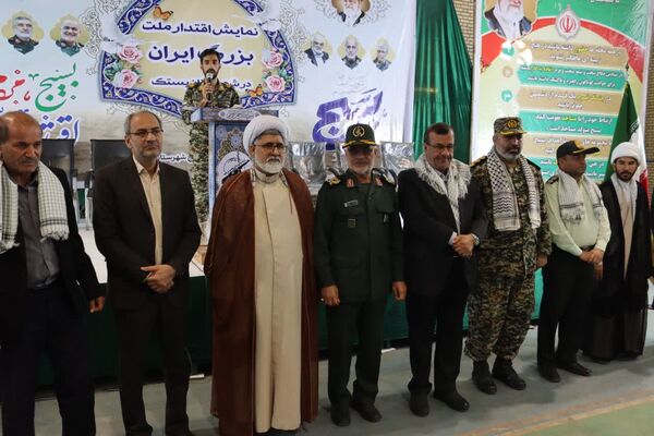 همایش اقتدار بسیجیان شهرستان بستک
