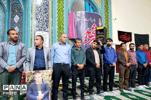 تجلیل از معلمان نمونه منطقه دیشموک