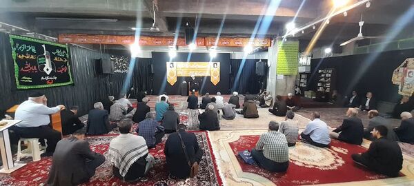 عزاداری شهادت امام جعفر صادق (ع) در آبیک 
