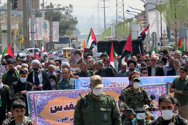 حضور پرشور مردم ناحیه یک شهرری در راهپیمایی روز جهانی قدس