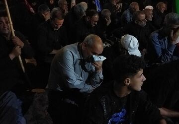 مراسم شب دوم محرم در بلوار فضل نیشابور 