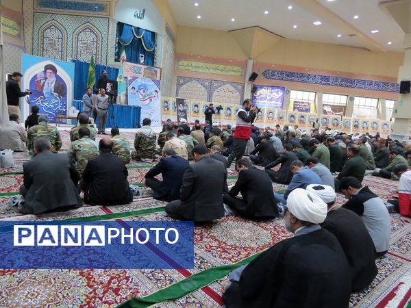 آیین یادبود شهیدان خدمت در مصلای امام خمینی(ره)  شهرستان بجنورد