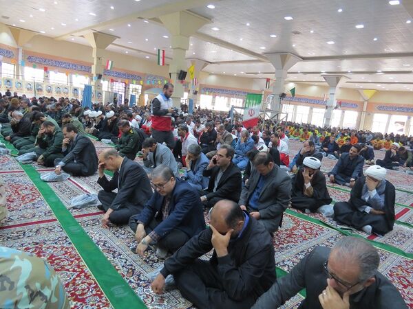 آیین یادبود شهیدان خدمت در مصلای امام خمینی(ره)  شهرستان بجنورد