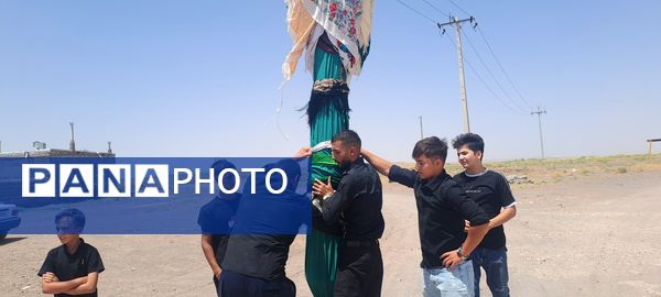عزاداری ظهر عاشورا در روستای حسن آباد بلهر 