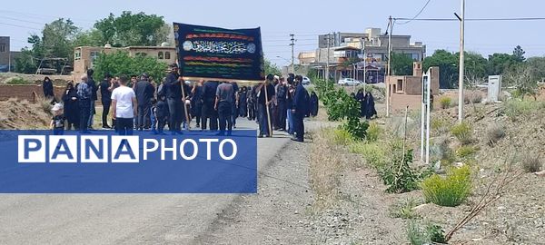 دسته عزاداری سالروز شهادت امام صادق(ع) در روستای ورجان قم