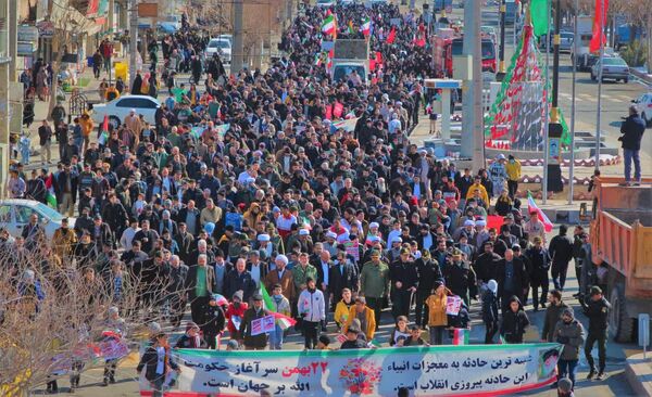 راهپیمایی 22 بهمن در اشتهارد