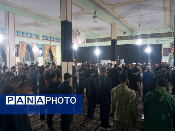 مراسم سوگواری برای خادم الرضا شهید آیت‌الله سید ابراهیم رئیسی در چناران 