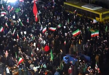 عزاداری هشتمین شب خون‌خواهی رهبر شهیدانقلاب در شهرستان فردیس 
