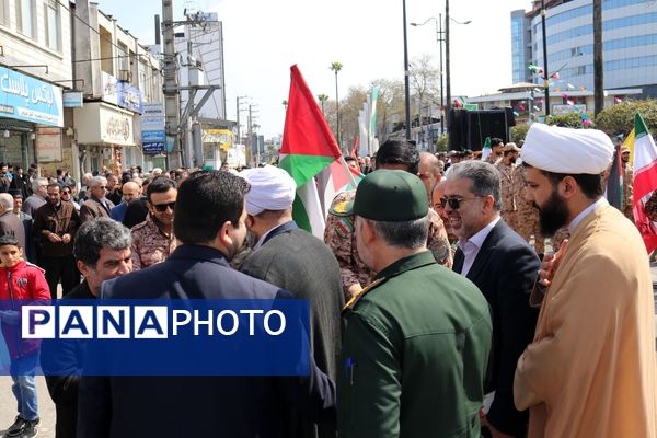 راهپیمایی روز قدس طنین آزادی خواهی برای فلسطین 