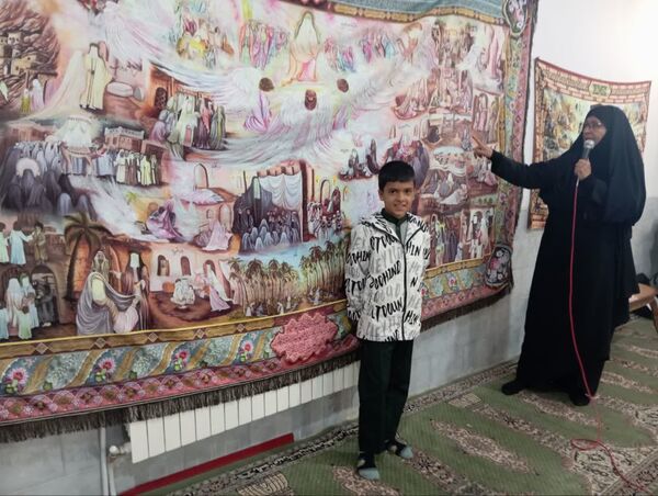 برگزاری صبحگاه مهدویت در مدرسه پیروزی