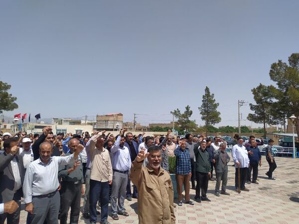 اجتماع مردم کاشمر در سرکوب رژیم صهیونسیتی 
