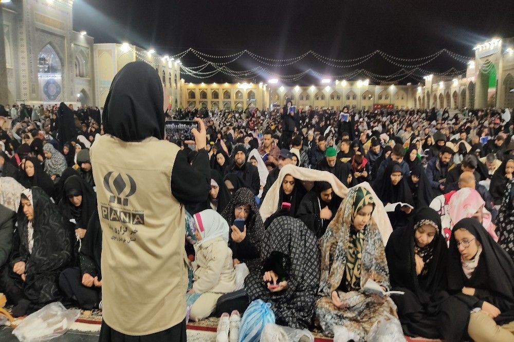 مراسم سومین شب قدر در بارگاه  ملکوتی حضرت امام رضا(ع)